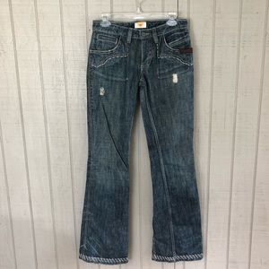 Antik Denim Eagle Patchwork Jeans
